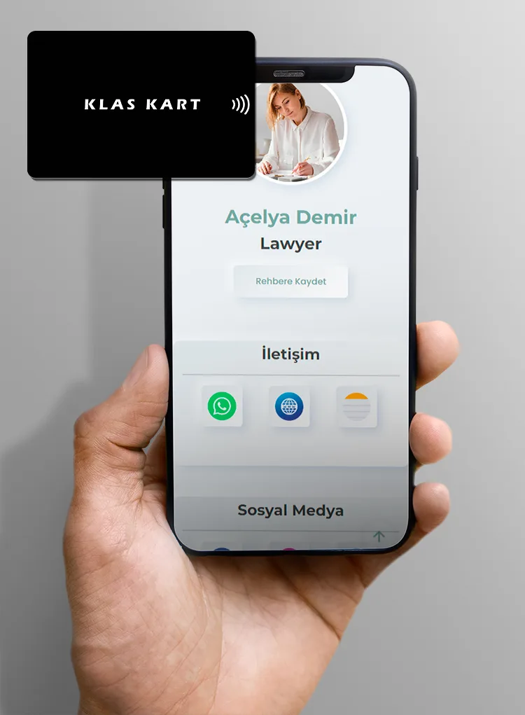 Siyah kart - açık profil teması
